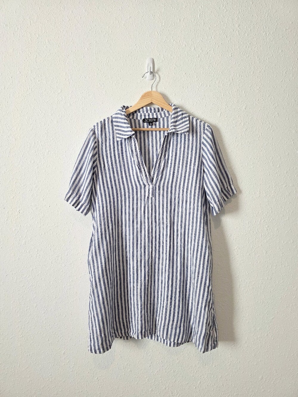 J.Crew Striped Linen Tunic Dress MP